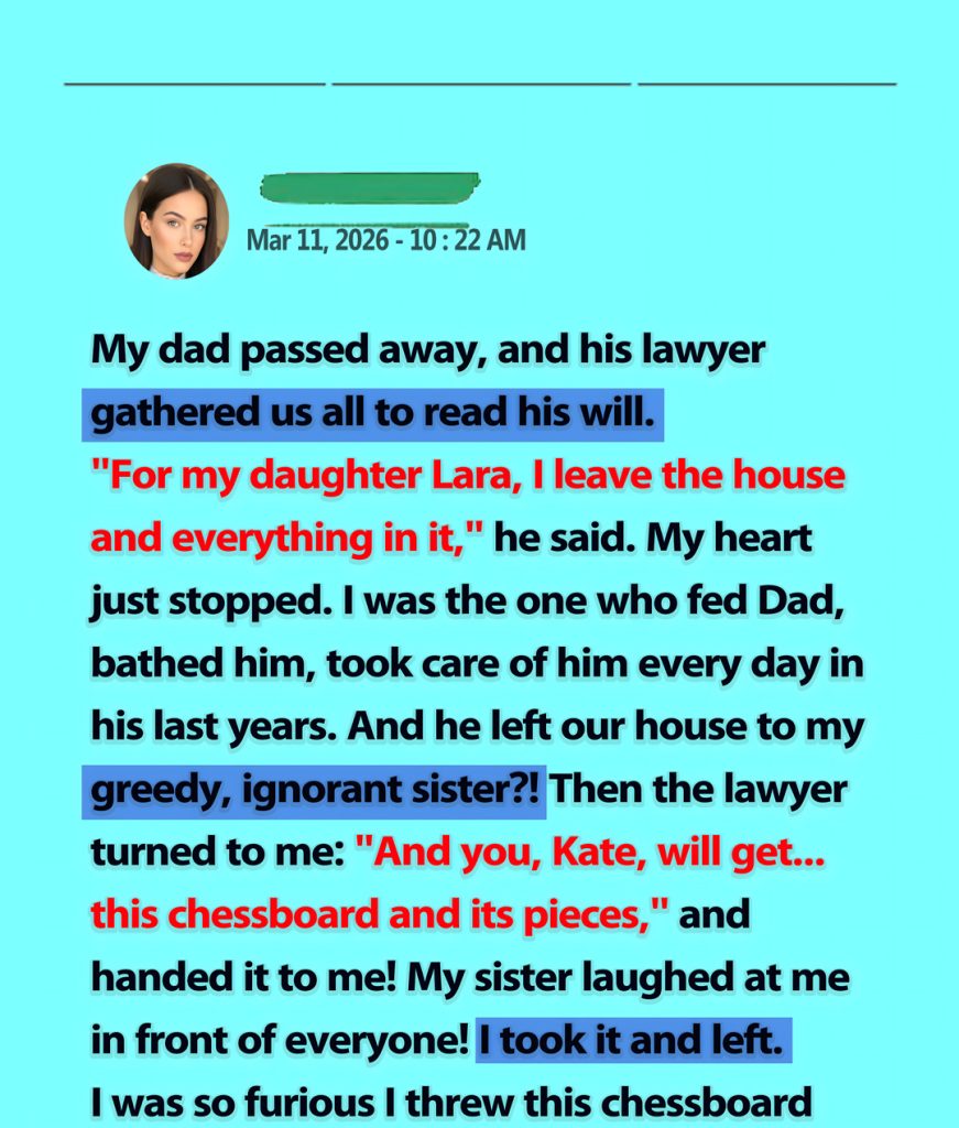 Part1: I Cared for My Dying Dad. He Left Me Nothing… Or So I Thought ...