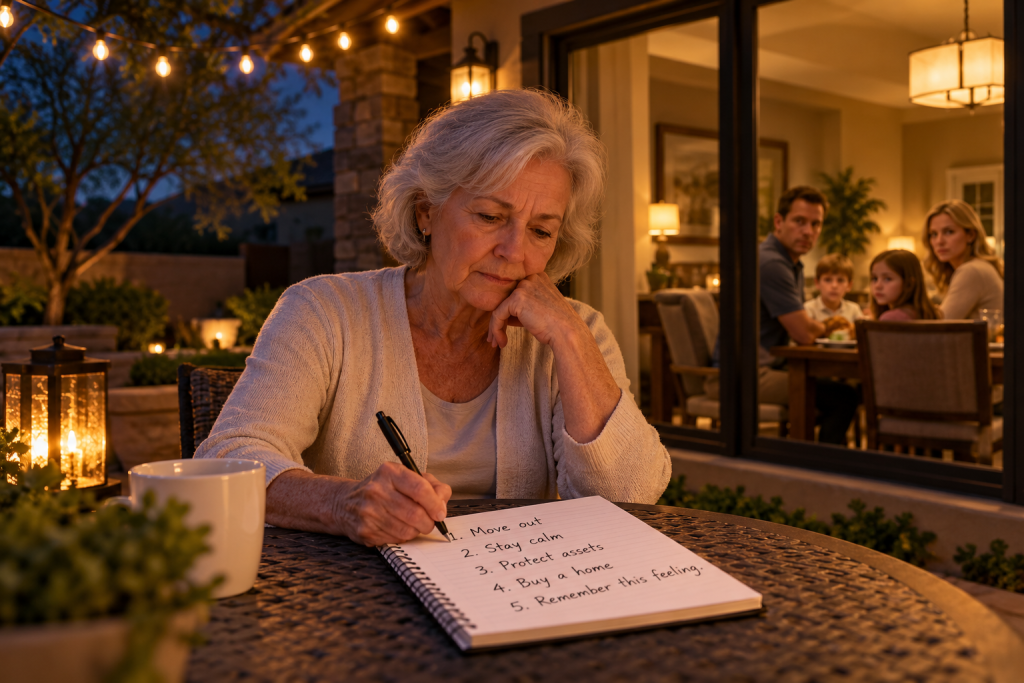 PART 1 – After Two Years Inside My Son’s Home, One Quiet Dinner Question Revealed Exactly What I Had Become to Them
