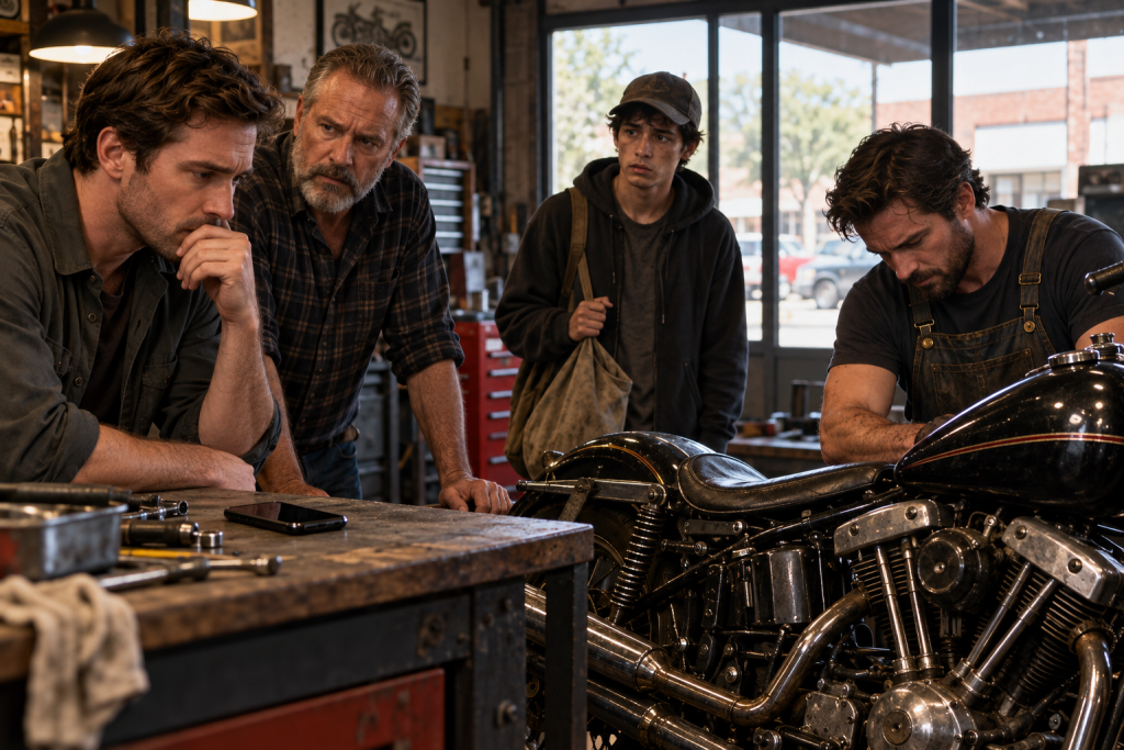 PART 1 – I Thought Getting One Old Motorcycle Running Would Solve Everything, Until a Hurt Boy Told Us What He Heard